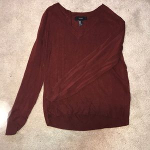 Maroon sweater